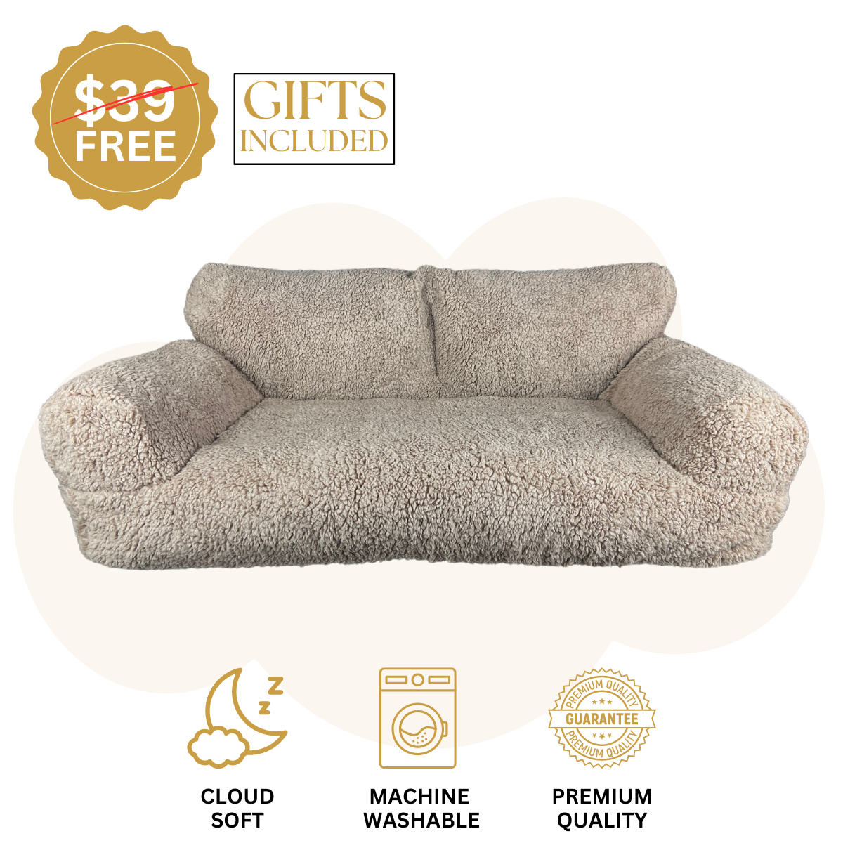 Beruhigendes Haustier Sofabett